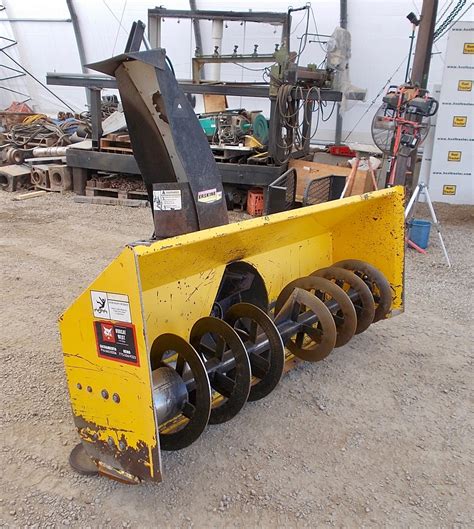 used skid steer snow blower attachment for sale|snowblower attachment for skid steer.